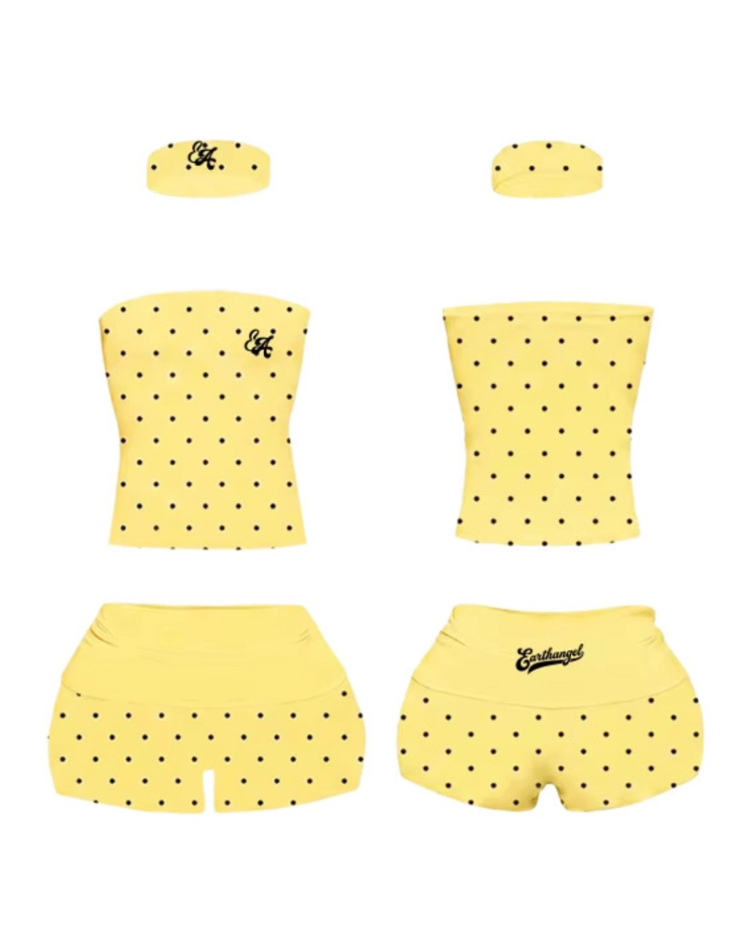 Buttercup Polka Dot Set