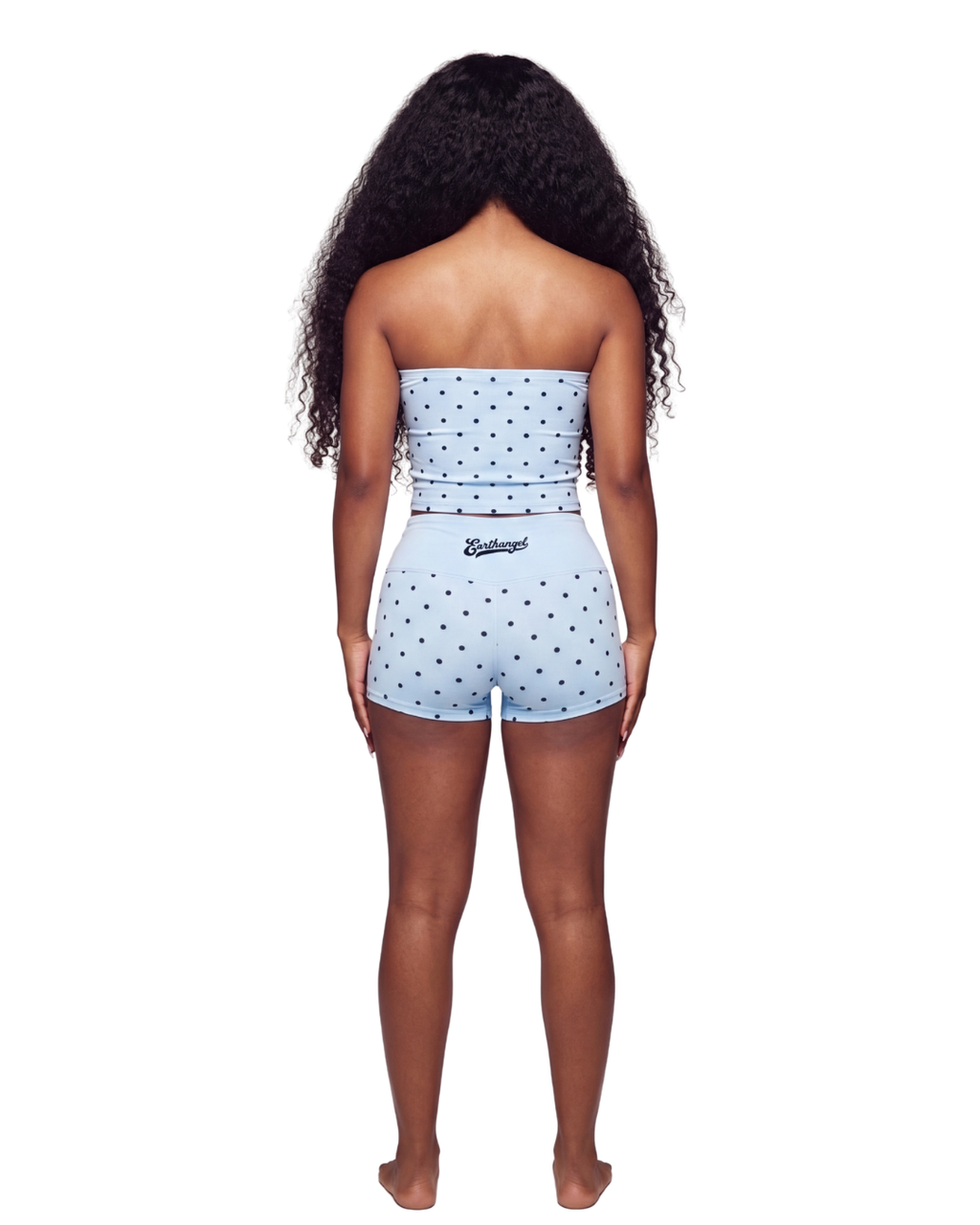 Sky Blue Polka Dot Set