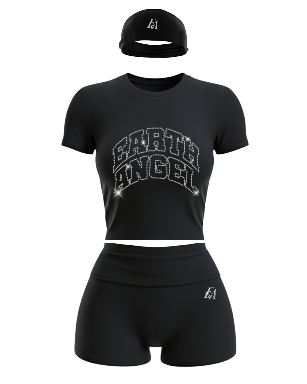 Black Shorts Set